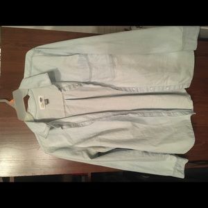 Old navy light chambray shirt worn once.